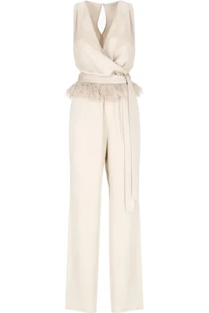 ANTONELLI Jumpsuits & Playsuits, Dame, , M, Jumpsuit med V-hals og bred ben