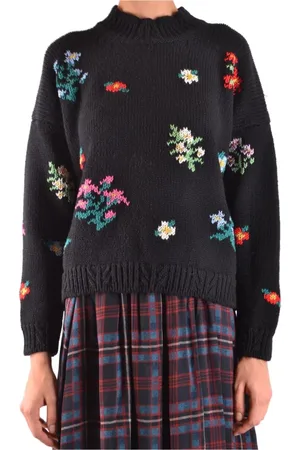 Serafini Strik, Dame, Sort, S, Uld, Stilfulde Sweaters til enhver lejlighed