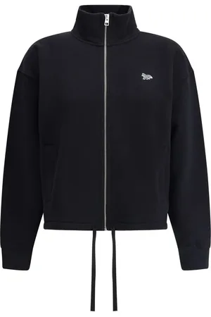Maison Kitsuné Sweathshirts & Hoodies, Dame, Sort, L, Baby Fox Sweater