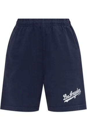 Sporty & Rich Shorts, unisex, Blå, XL, Bomuld, x LA Dodgers