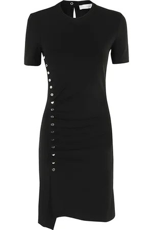 Paco rabanne Kjole, Dame, Sort, 2XS, Elegant Silke Kimono til Kvinder
