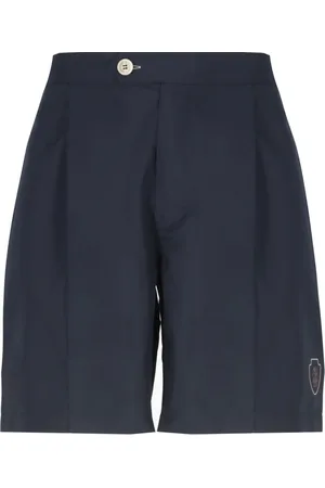 Brunello Cucinelli Shorts, Herre, Blå, L, Blå Bermuda Shorts med Logo