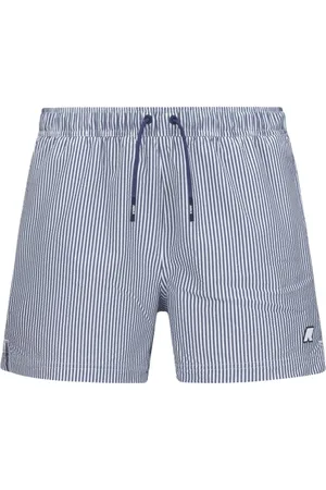 K-Way Undertøj, Herre, Blå, L, Stribet Strandbokser Shorts