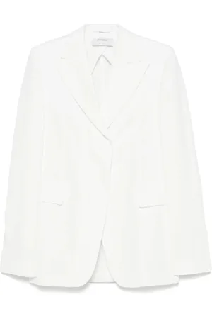 Sportmax Jakke, Dame, Hvid, XS, Dobbeltbrystet Off- Jakke