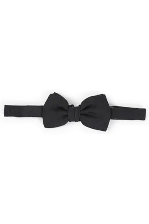 Lanvin Tilbehør, Herre, Sort, ONE SIZE, Uld, Sorte Slips til Mænd Aw24