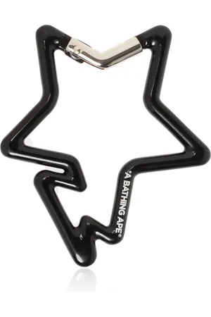 A Bathing Ape Tilbehør, Herre, Sort, ONE SIZE, Logo Karabin