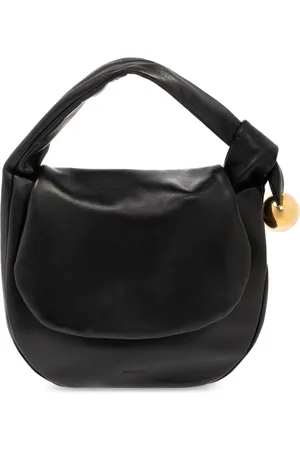 Jil Sander Taske, Dame, Sort, ONE SIZE, Uld, ‘Sphere’ håndtaske