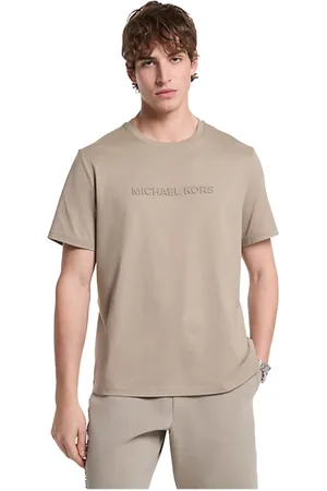 Michael Kors Top, Herre, , S, Bomuld, Præget Logo Tee Skjorte