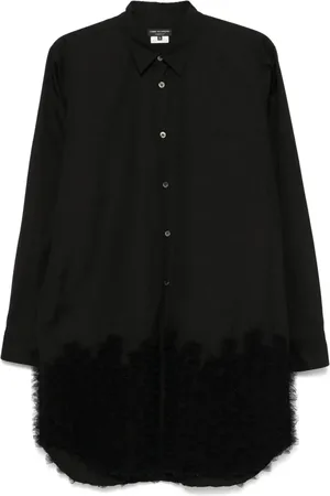 Comme des Garçons Skjorte, Herre, Sort, M, Klassisk Sort Skjorte til Mænd