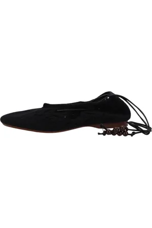 ALOHAS Sko, Dame, Sort, 36 EU, Bomuld, Rosmarin hæklet balletflats
