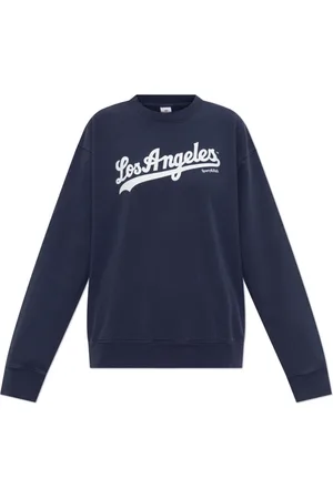 Sporty & Rich Sweathshirts & Hoodies, unisex, Blå, M, Bomuld, x LA Dodgers