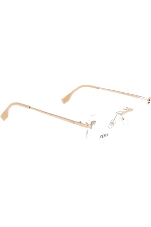Fendi Tilbehør, unisex, Gul, ONE SIZE, Uld, Stilfulde solbriller med unikt design