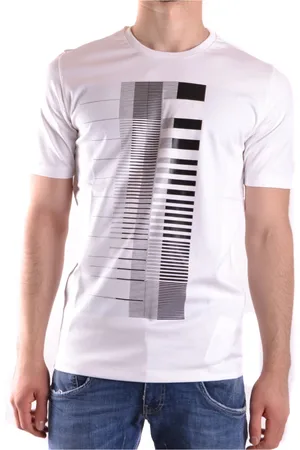 Diesel Top, Herre, Hvid, L, Bomuld, Afslappet Bomuld T-shirt