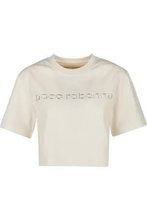 Paco rabanne Top, Dame, , XS, Bomuld, Afslappet Bomulds T-shirt til Mænd