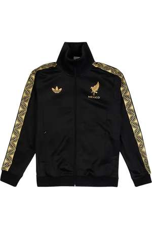 adidas Sweathshirts & Hoodies, Herre, Sort, S, Uld, Mexico Track Top Guld Kollektion
