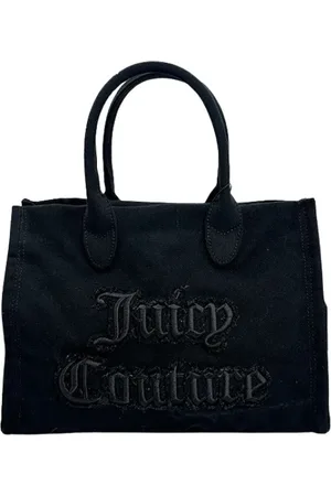 Juicy Couture Taske, Dame, Sort, ONE SIZE, Sort Distressed Lærredstaske