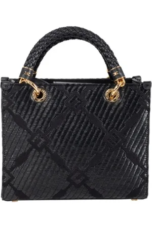 Elisabetta Franchi Taske, Dame, Sort, ONE SIZE, Uld, Elegant Skuldertaske