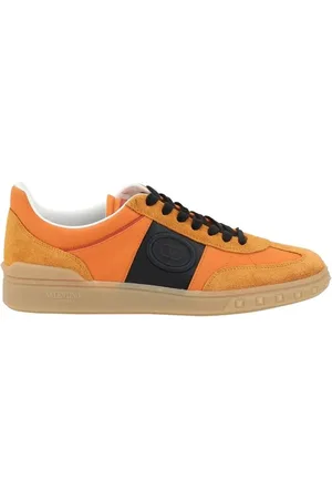 VALENTINO GARAVANI Sko, Herre, , 45 EU, Læder, Læder Sneaker med VLogo Detalje