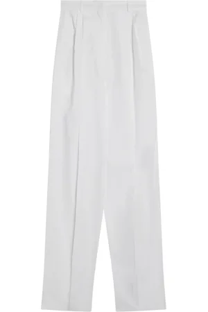 Sportmax Bukser, Dame, Hvid, 2XS, Almindelige bukser