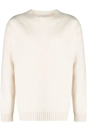LANEUS Strik, Herre, Hvid, L, Uld, Stilfulde Sweaters til et Trendy Look
