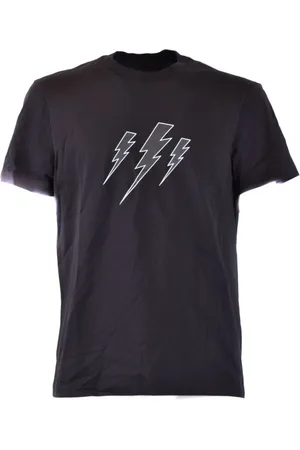 Neil Barrett Top, Herre, Sort, XL, Uld, Stilfulde T-shirts til Mænd og Kvinder