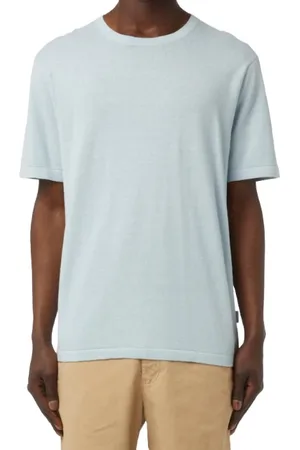Michael Kors Top, Herre, Blå, L, Uld, Stilfuld Sweater til Mænd