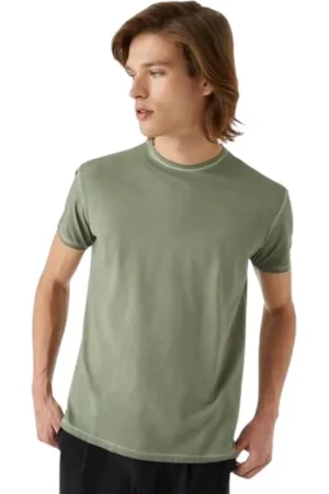 RRD Top, Herre, Grøn, 3XL, Bomuld, Vasket Grøn Elasticized T-shirt