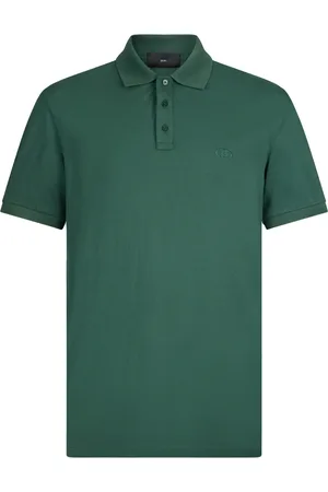 Liu Jo Top, Herre, Grøn, M, Bomuld, Basis Polo T-shirt