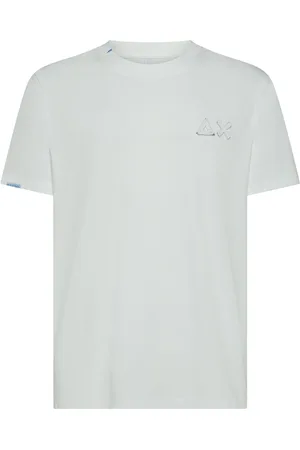 sun68 Top, Herre, Hvid, XL, Bomuld, Vintage Broken Kortærmet T-Shirt