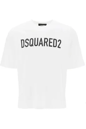 Dsquared2 Top, Herre, Hvid, S, Uld, Stilfulde T-shirts til mænd og kvinder