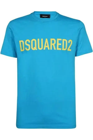 Dsquared2 Top, Herre, Blå, XL, Uld, Stilfulde T-shirts til mænd og kvinder