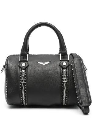 Zadig & Voltaire Taske, Dame, Sort, ONE SIZE, Solrig Sort Taske MED Sølvbolde