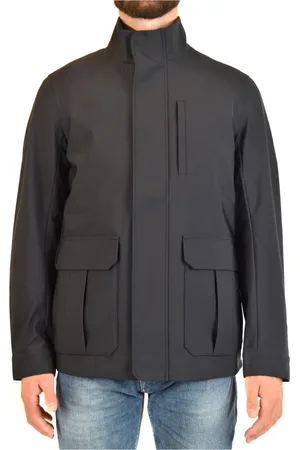 Emporio Armani Jakke, Herre, Grå, L, Uld, Stilfulde Jakker til enhver lejlighed