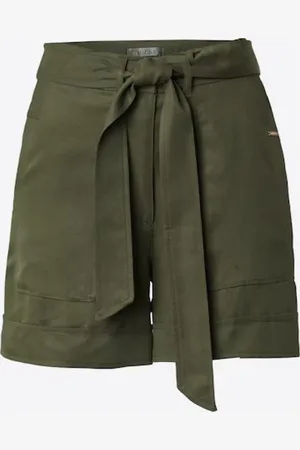 Guess Shorts, Dame, Grøn, XS, Uld, Nina Short Stil til Kvinder