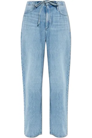 RAG&BONE Jeans, Dame, Blå, S, Bomuld, Jeans med brede ben