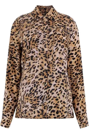 Guess Bluser & Skjorter, Dame, , XS, Leopard Print Bluse