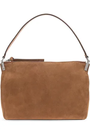 Emporio Armani Taske, Dame, Brun, ONE SIZE, Uld, Suede skuldertaske