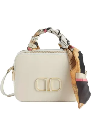 ALVIERO MARTINI 1A CLASSE Taske, Dame, Hvid, ONE SIZE, Læder, Reporter 2 Zip Crossbody Taske