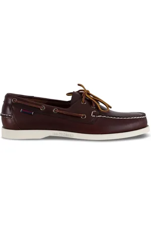 SEBAGO Sko, Herre, Brun, 43 1/2 EU, Suede, Suede Båd Mokkasin Sneakers