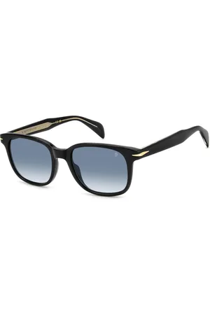 DB EYEWEAR BY DAVID BECKHAM Tilbehør, Herre, Sort, 53 MM, Uld, Stilfulde solbriller med sorte rammer