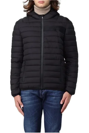 Liu Jo Jakke, Herre, Sort, 2XL, Uld, Hætte Pufferjakke