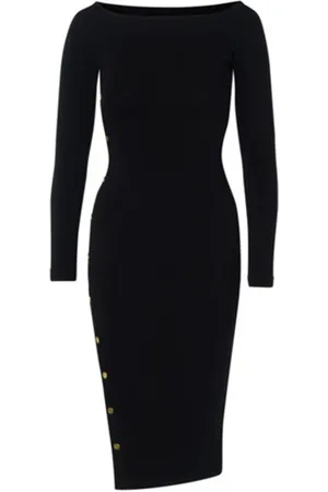 Elisabetta Franchi Kjole, Dame, Sort, M, Elegant Kjolekollektion til Kvinder