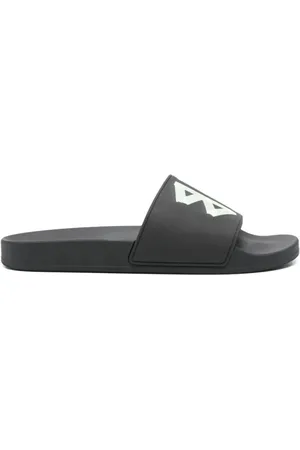 Balenciaga Sko, Herre, Sort, 45 EU, Sort Logo Papirsandal