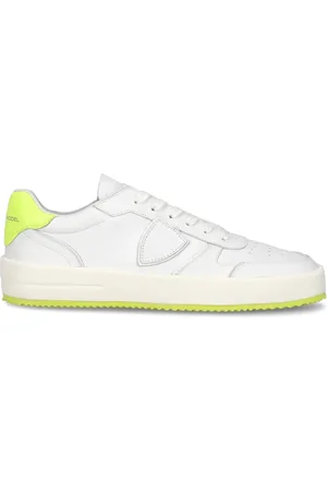 Philippe model Sko, Herre, Hvid, 41 EU, Bomuld, Sneakers Nice Tennis
