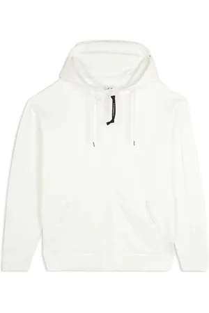 C.P. Company Sweathshirts & Hoodies, Herre, Hvid, M, Bomuld, Hvid Hættetrøje Stil Ss25