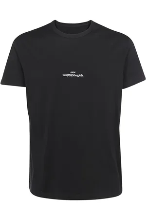 Maison Margiela Top, Herre, Sort, XL, Bomuld, Monogram Bomuld T-shirt