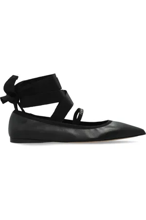 Salvatore Ferragamo Sko, Dame, Sort, 37 1/2 EU, Læder, Ballerinaer Carice
