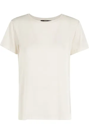 SEVENTY BY SERGIO TEGON Top, Dame, Hvid, M, Silkeblandet Tørklæde