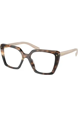 Prada Tilbehør, unisex, Brun, 53 MM, Grå solbriller med stil 07R1O1
