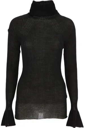 LIVIANA CONTI Strik, Dame, Sort, M, Uld, Stilfulde Sweaters Kollektion